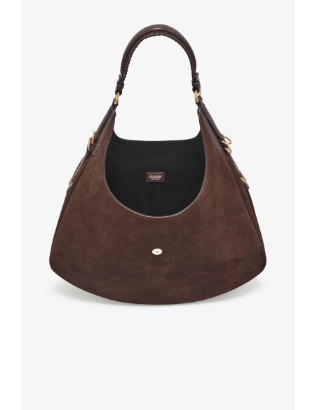 GRAND SAC À MAIN KAT DAIM CHICORY COFFEE