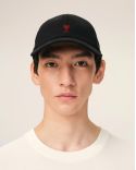 CASQUETTE AMI DE COEUR BRODERIE EN COTON NOIR