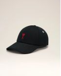 CASQUETTE AMI DE COEUR BRODERIE EN COTON NOIR