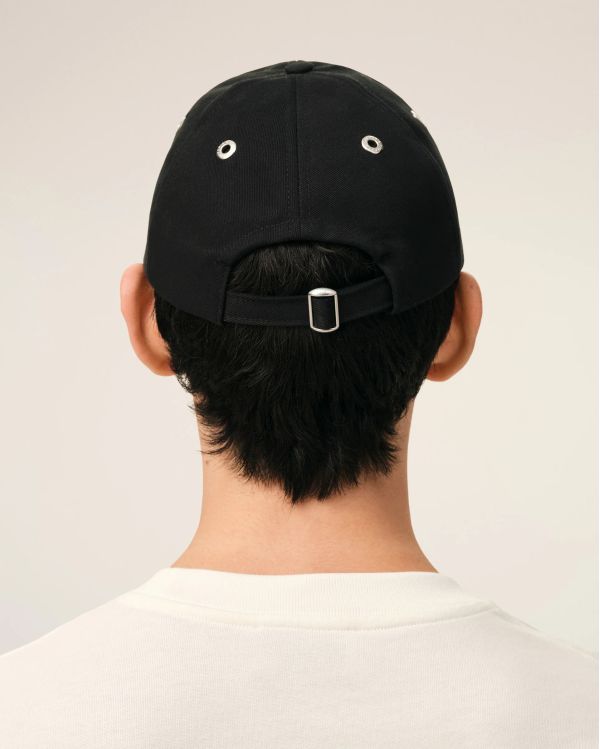 CAP AMI DE COEUR EMBROIDERY COTTON BLACK