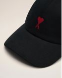 CASQUETTE AMI DE COEUR BRODERIE EN COTON NOIR