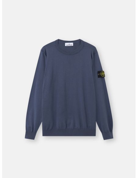 SWEATSHIRT 5100053 ORGANIC COTTON GRAY-BLUE