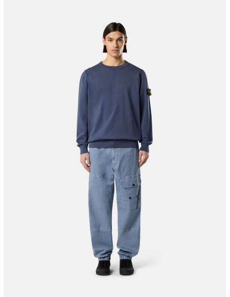 SWEATSHIRT 5100053 COTON ORGANIQUE BLEU GRIS
