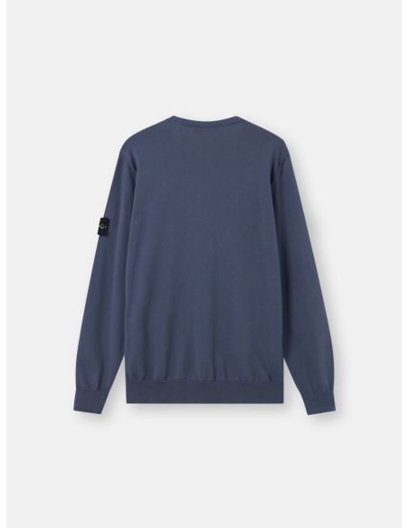 SWEATSHIRT 5100053 ORGANIC COTTON GRAY-BLUE