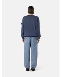 SWEATSHIRT 5100053 COTON ORGANIQUE BLEU GRIS