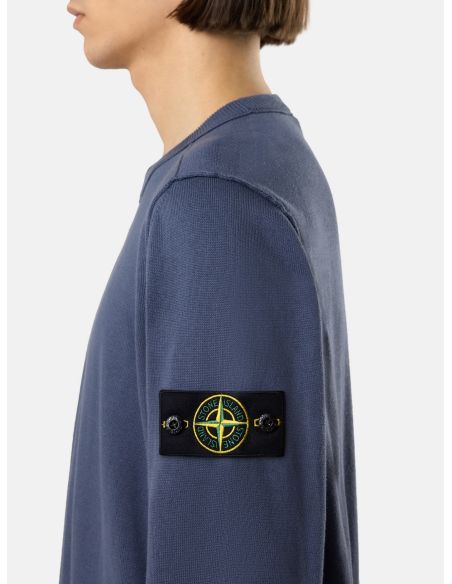 SWEATSHIRT 5100053 COTON ORGANIQUE BLEU GRIS