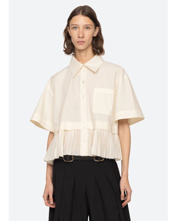CHEMISE SOLENE CRÈME