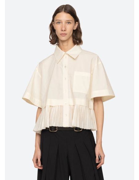 CHEMISE SOLENE CRÈME
