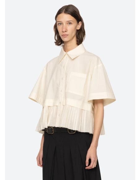 CHEMISE SOLENE CRÈME