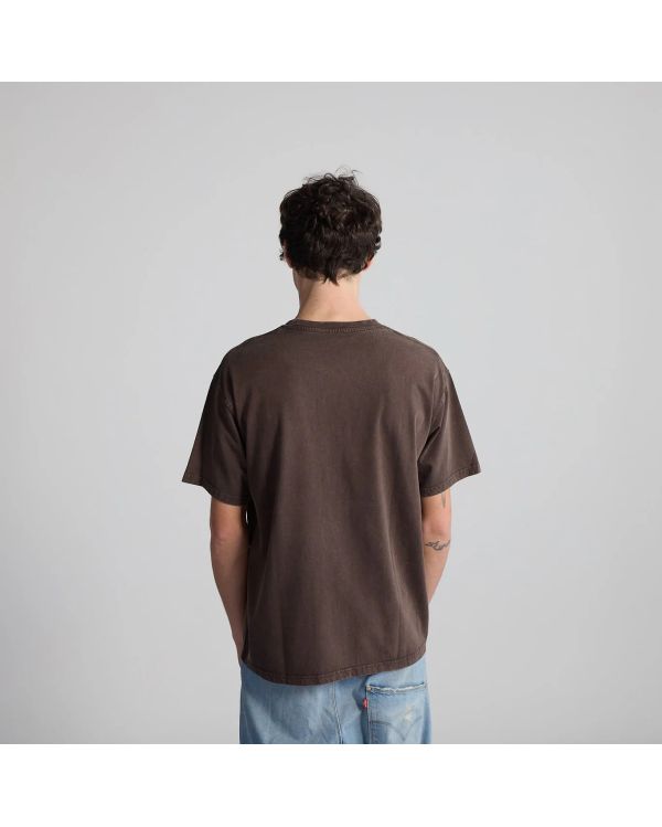 TSHIRT POCHOIR BRUN LAVÉ 2