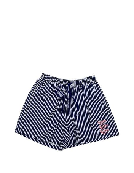 SHORT DE BAIN GIANNI RAYURES BLEU MARINE