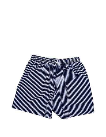 SHORT DE BAIN GIANNI RAYURES BLEU MARINE
