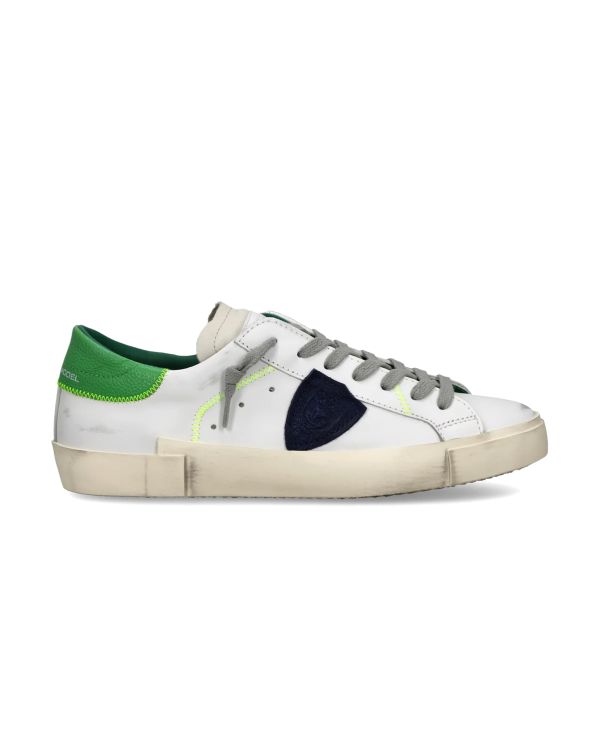 SNEAKERS PRSX MAN WHITE GREEN AND BLUE