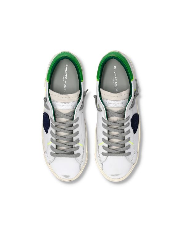 SNEAKERS PRSX MAN WHITE GREEN AND BLUE