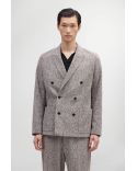 BLAZER JORDIN BOUCLE YARN DUSKY PORT