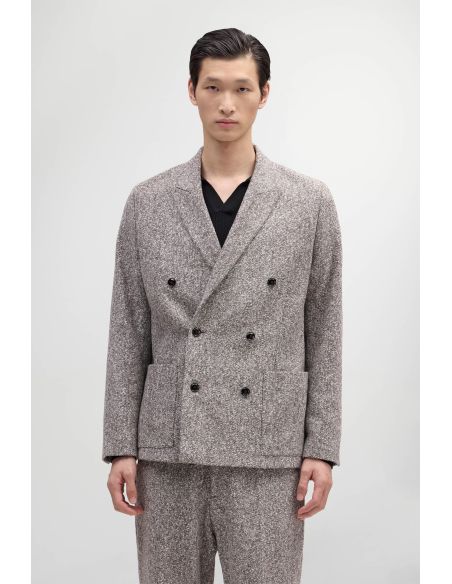 BLAZER JORDIN BOUCLE YARN DUSKY PORT
