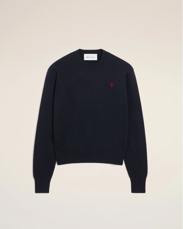PULL COL ROND AMI DE COEUR EN LAINE MERINOS 2