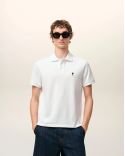 POLO MANCHES COURTES AMI DE COEUR EN COTON BLANC