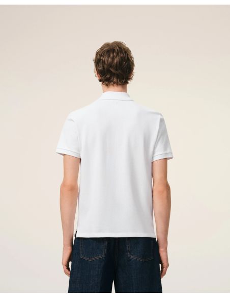 POLO MANCHES COURTES AMI DE COEUR EN COTON BLANC
