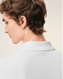 POLO MANCHES COURTES AMI DE COEUR EN COTON BLANC