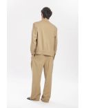 COAT TIBIO GRANA KHAKI