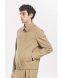 COAT TIBIO GRANA KHAKI