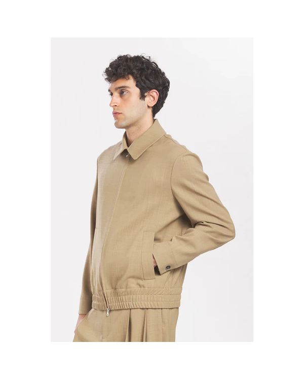 COAT TIBIO GRANA KHAKI