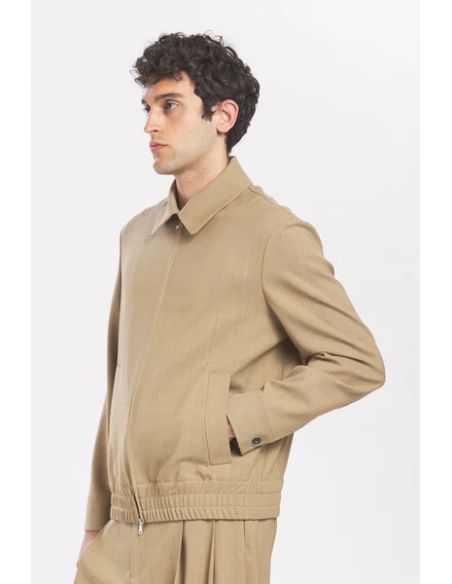 COAT TIBIO GRANA KHAKI