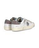 SNEAKERS PRSX FEMME PAILLETÉ BLAN ET BLEU