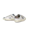 SNEAKERS PRSX FEMME PAILLETÉ BLAN ET BLEU