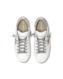 SNEAKERS PRSX FEMME BLANC ET ARGENT METALLISE