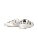 SNEAKERS PRSX FEMME BLANC ET ARGENT METALLISE