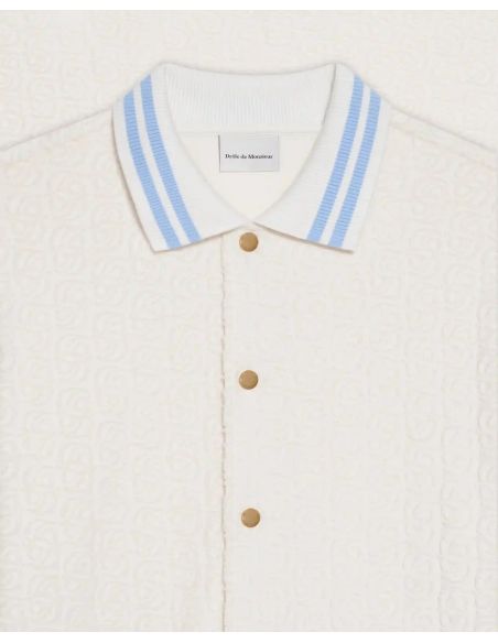 CHEMISE MONOGRAMME BLANC CASSÉ