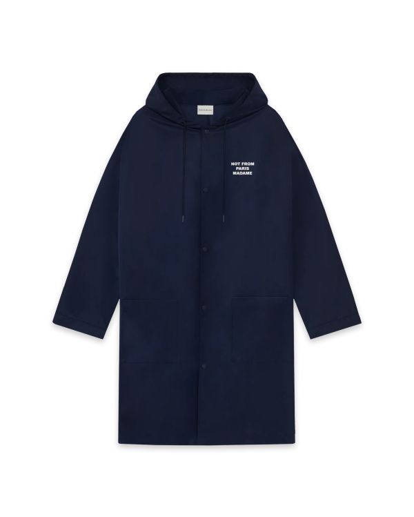 PARKA SLOGAN BLEU MARINE