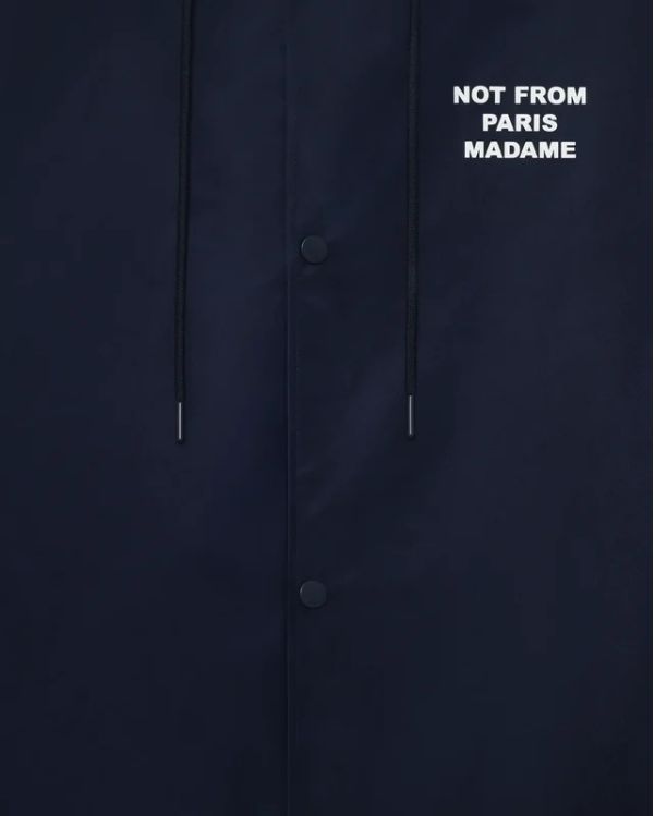 PARKA SLOGAN BLEU MARINE