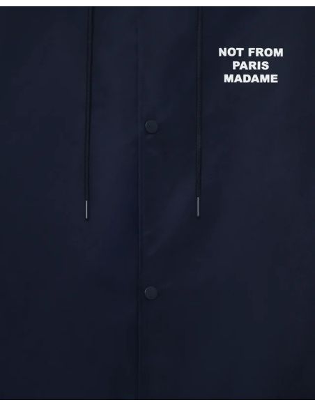 PARKA SLOGAN BLEU MARINE