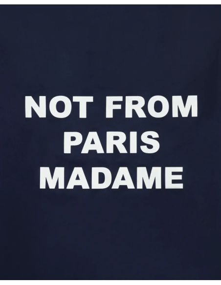 PARKA SLOGAN BLEU MARINE