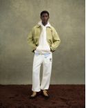 ROSE SLOGAN JACKET OLIVE GREEN