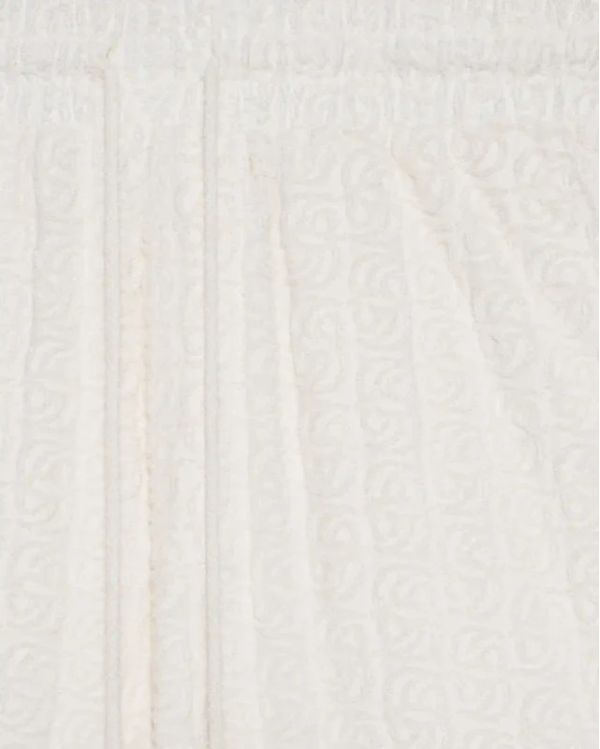 SHORT MONOGRAM OFF WHITE