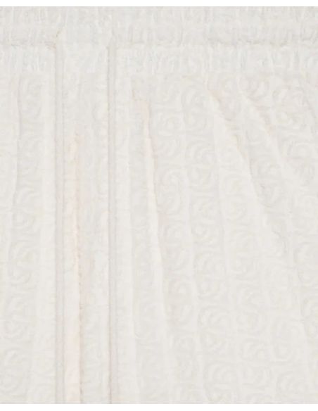SHORT MONOGRAM OFF WHITE