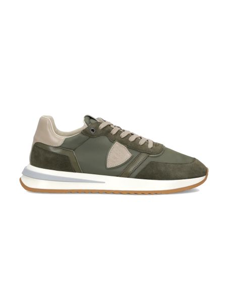 SNEAKERS TROPEZ 2.1 HOMME VERT MILITAIRE ET GRIS ANTHRACITE