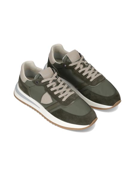 SNEAKERS TROPEZ 2.1 HOMME VERT MILITAIRE ET GRIS ANTHRACITE
