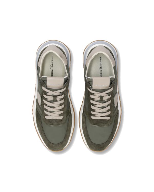 MEN TROPEZ 2.1 SNEAKERS MILITARY GREEN AND ANTHRACITE GREY