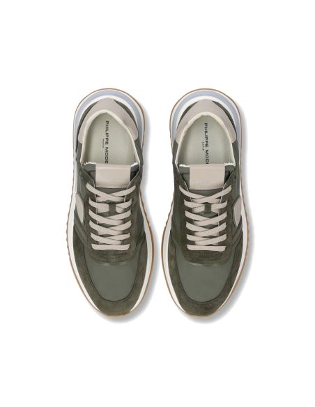 SNEAKERS TROPEZ 2.1 HOMME VERT MILITAIRE ET GRIS ANTHRACITE