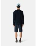 SWEAT GAUFRÉ 6100056 BLEU MARINE