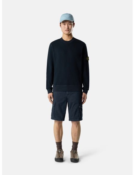 SWEAT GAUFRÉ 6100056 BLEU MARINE