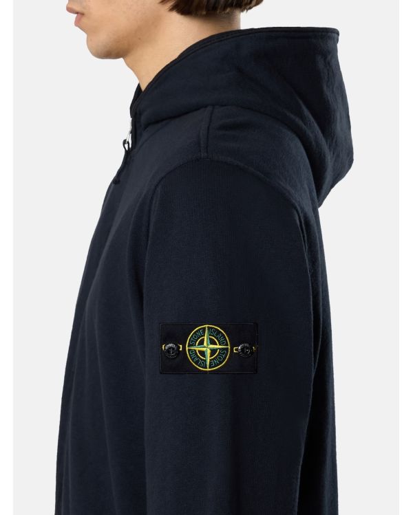 SWEAT ZIPPE A CAPUCHE 6100032 BLEU MARINE