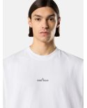 TSHIRT IMPRIME LAB 2100002 BLANC