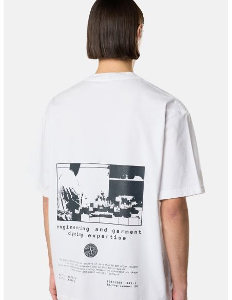 PRINTED T-SHIRT LAB 2100002 WHITE