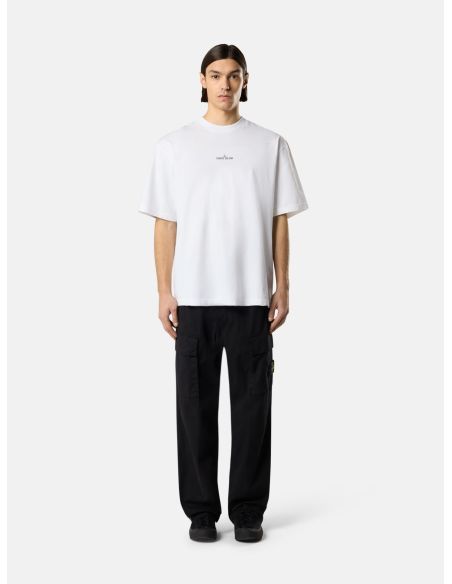TSHIRT IMPRIME LAB 2100002 BLANC